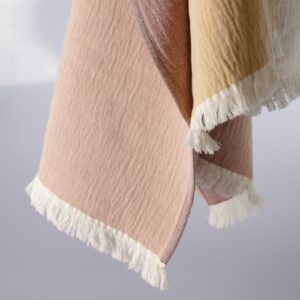 Coperta FLOR Multicolor 100% Cotone 130x180cm