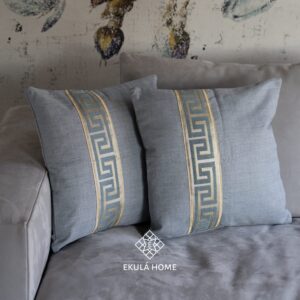 EKULÀ Set di 2 Copricuscini Divano Arredamento Casa 45 x 45 cm
