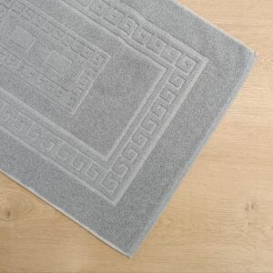 Set Tappeto Bagno Torino 3 Pezzi Grigio 60x90cm