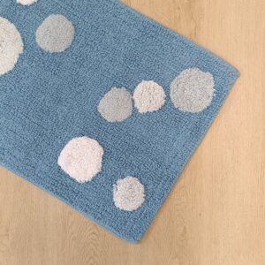 Tappeto Bagno Paul Ottanio 100% Cotone 50x80cm