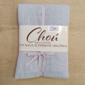 Tovaglia Chou Lilla 100% Cotone 140x250cm