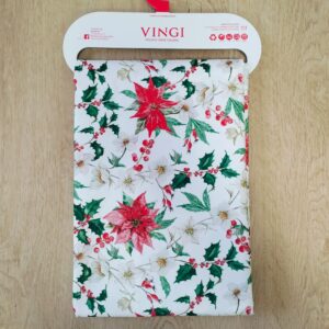 Tovaglia Antimacchia Agrifoglio Natale 140x240cm