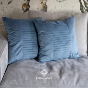 EKULÀ Copri Cuscini in Velluto Soft per Divano 45 x 45 cm