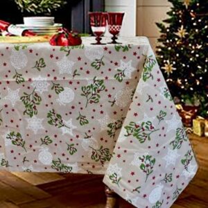Tovaglia Natale Vischio 140x180cm